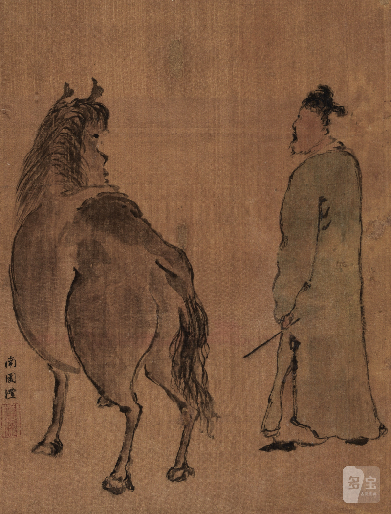 钱沣 相马图 - 图2